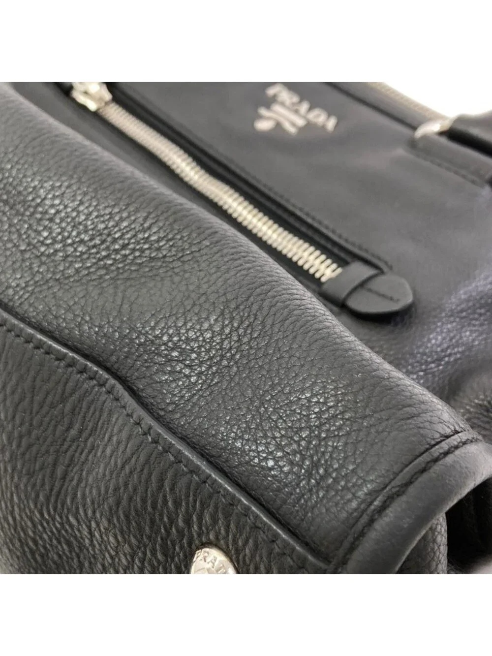 Prada 2-Way Tote Bag Calfskin